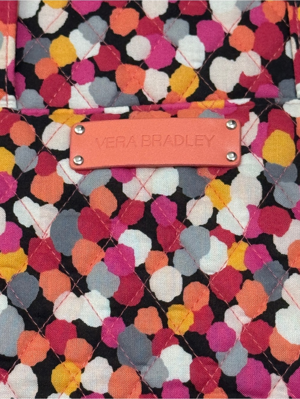 Vera Bradley Hanging Organizer "Pixie Confetti" Travel Toiletry Makeup Storage - Picture 4 of 8